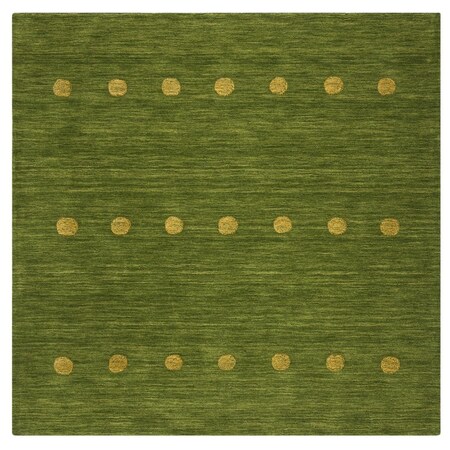 Safavieh 6 x 6 ft. Bohemian Himalaya Hand Loomed Area Rug, Green HIM590Y-6SQ